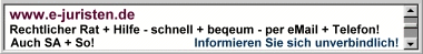 Rechtsberatung per eMail -